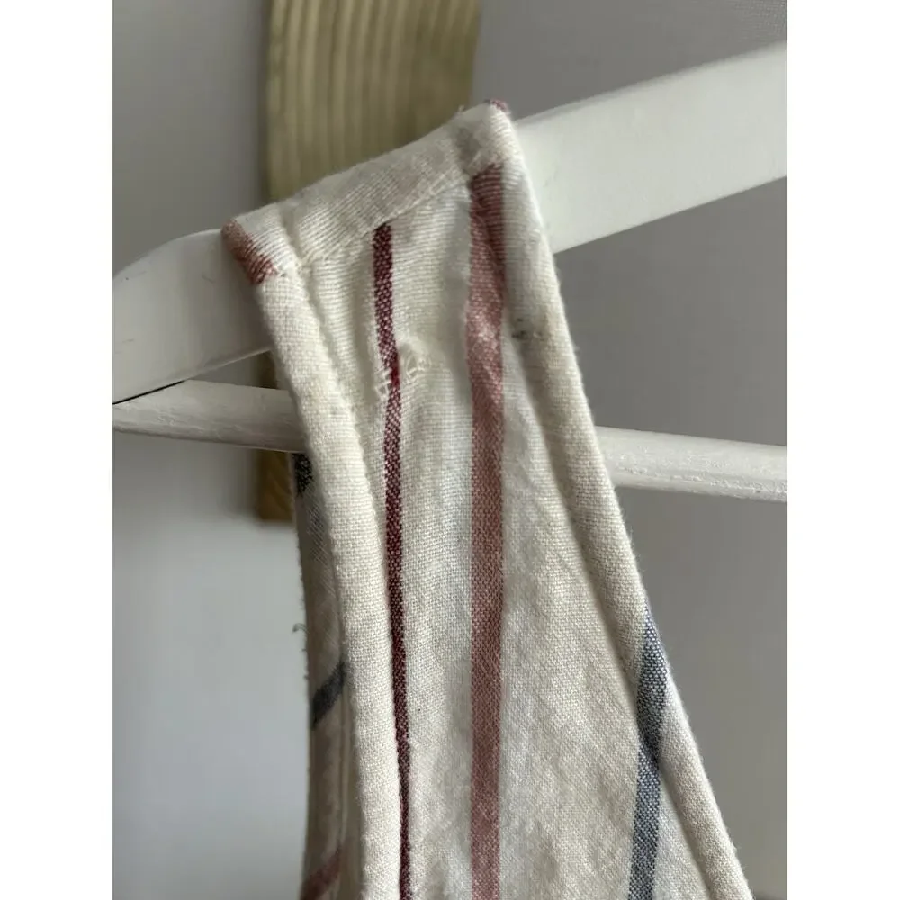 American Eagle Linen Coastal Striped Jumpsuit S Oversized  Baggy Boho